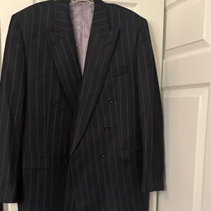 Sean John Charcoal Pinstripe Men's Blazer